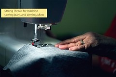 UV Resistant – Simthread Heavy Duty Outdoor Thread for Sewing Black | Works well