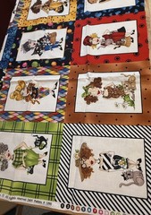Cat Ladies 2005 Loralie Harris for Loralie Designs Cotton Fabric Panel 23″ x 43″