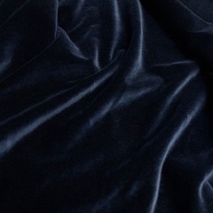 Fabric By The Yard Midnight Blue Mohair Velvet Lustrous Sheen 51” See Descriptio