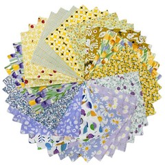 Vintage Floral Precut Fabric Square 10×10 Cake Fabric for Quilting DIY Patchwork