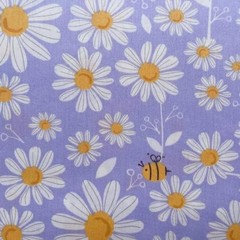 Vintage Floral Precut Fabric Squares 10×10, Purple Yellow Layer Cake Fabric for