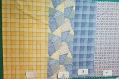 Your Choice Debbie Mumm Patchwork Pastels Geometrics cotton quilting Fabric