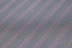 Vintage Mario Zegna Fabric 2.6m 100% Wool Made in Italy Red Stripe