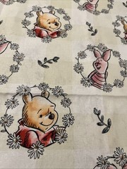 1 YARD + 15 INCHES Winnie The Pooh COTTON Sewing Fabric