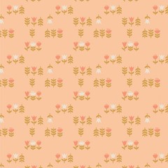 Petal Drift in Garden | Geo Bloom | Art Gallery