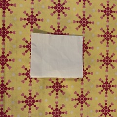 “Hugs & Kisses” Fabric By Linda Lum DeBono For Henry Glass Snowflake Hearts 1+Yd