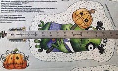 Quilting Treasure – Steampunk Sew & Go Halloween Character Quilting Fabric Panel