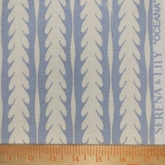 Oceana in Coastal Blue BTY Serena and Lily 100% Poly Nomad Outdoor 54″ Wide