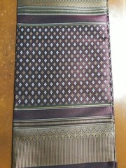 Wine Red Thai Cotton Silk Fabric Material 69” x 39” Dress Skirts Craft Decorate