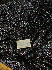 Stretch Velvet with Luxury 5mm Shiny Sequins all over 2-way stretch 58/60” – 15+