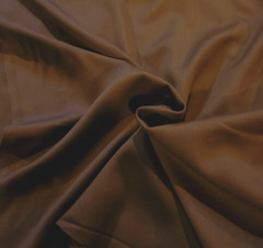 Dull Bitter Chocolate -Colored Wool Suiting – Soft, Elegant, Chic!