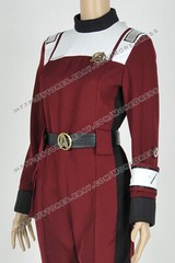 Trainees Costume for Star Trek The Wrath Of Khan Cosplay Jumpsuit Red Uniform