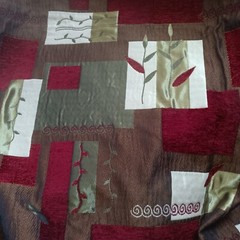 Luscious Upholstery or Pillow Fabric Patchwork Quilt Blanket Throw 60″ WX48″ L