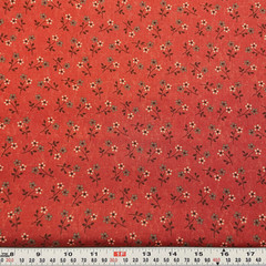 Everlastings by Sandy Gervais for Moda Floral Cotton Fabric Remnant 13″ x 44″