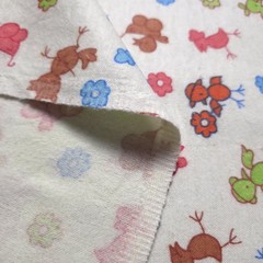 Multicolor Chickens Cotton Fabric 45″ By The Yard
