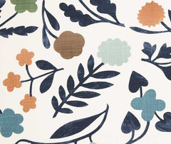 CHRISTOPHER FARR CURTAIN/UPHOLSTERY FABRIC DESIGN Array 4.2 METRES DARK INDIGO