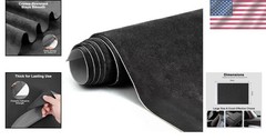 Luxurious Black Suede Fabric Wrap – Versatile 17×70 Inch for Cars & Home Decor
