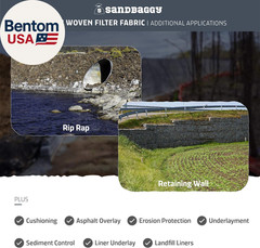 Non Woven 8 Oz Geotextile Landscape Fabric | Toughest on the Market | Weed Mat,