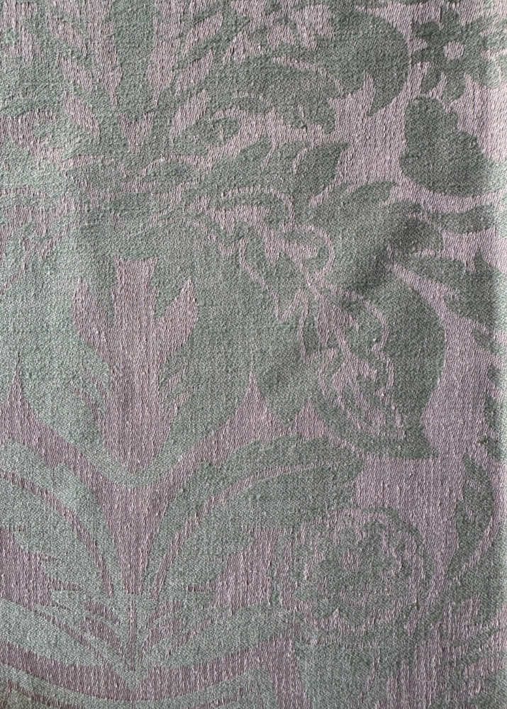 Ralph Lauren Standish Damask Bisque Designer Fabric Remnant 24″x24″