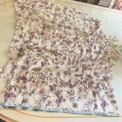 Floral Fabric 4pc Lot, Premium Tulle, Organza, 3D & Pleated Chiffon 8+Yds