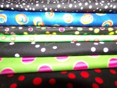 COLORFUL Polka Dots Circles Cotton QUILT Fabric U-PICK SEE info 1/2 yd BTHY