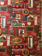 Country Fair VIP by Cranston Cotton Fabric 1/2 Yard 18” By 44”