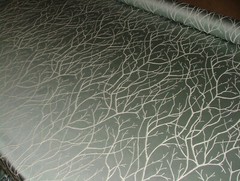 3.1 Metres iLiv Cuerden Celadon Woven Jacquard Fabric Curtain Upholstery Cushion