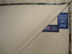 95% SUPERFINE WOOL + 5% POLYAMIDE SUITING FABRIC MADE IN ENGLAND = 5.23 m