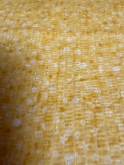 Fabric Lot 3 Yds 44 W “Yellow Tonal Daisy Dot” Tutti Fruitti Poly Cotton