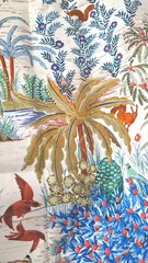 Pierre Frey Paris Fabric 3 1/8 Yard Le Jardin du Palais Cotton Luxury Designer