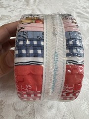 Riley Blake Hungry Animal Alphabet Jelly Roll 40 Strips 2.5”