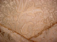 11-5/8 Kravet Couture 25090 Karaikal Paisley Gold Persian Silk Upholstery Fabric