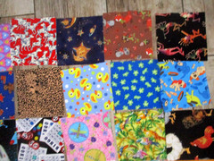 160 I SPY 5″ SQUARES ALL DIFFERENT 100% COTTONS