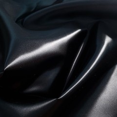Heavy BLACK Bridal Duchess Satin Fabric 58″ By The Yard Glossy Poly Satin