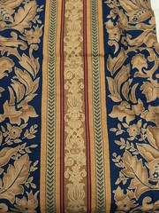 56 Wide USA Anju Woodridge w DuPont Stain Resist Fabric Griecian Grape 2.75 Yds
