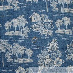 BonEful Fabric FQ Cotton Quilt Scenic Blue Sail Boat Water Ocean Fishing Dock US