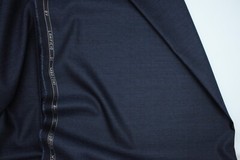 Lanificio di Marzoni Luxurious wool and silk suiting fabric made in Italy blue