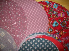 Fabric Circles Misc Patterns Two Sizes