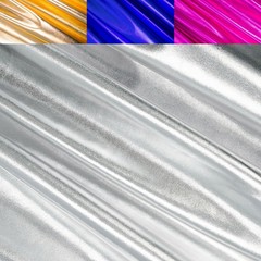 FabricLA Metallic Foil Spandex Fabric by the Yard – Many Colors
