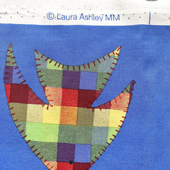 VTG Laura Ashley Upholstery Fabric Patchwork Sea Animals Fish Turtle 56″ x 216″