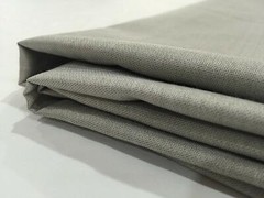 Silver/RPET Fabric Anti radiation EMI RFID Shielding Woven Blended Cloth 39″x59″