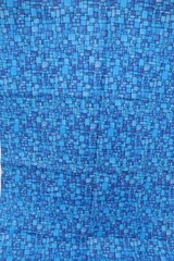 42″ x 44″ Light Fantastic by Fabric Freedom in London England Blue Stone Blocks