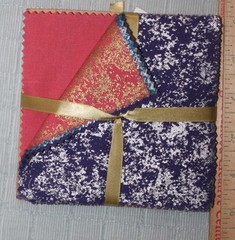 JoAnn Metallic Tonal 5 x 5″ Squares Fabric Shapes Sewing Quilting Fast Shipping
