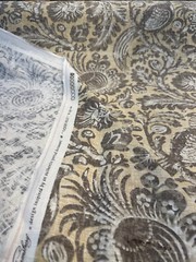 Waverly Tucker Resist Desert Bird Linen Rayon Blend Fabric by the yard DL2
