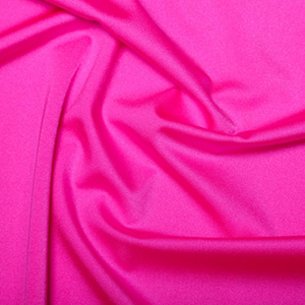 Stretch Lycra Spandex Fabric Material – FLUORESCENT PINK