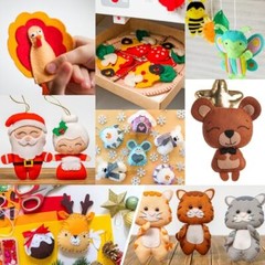 12 Rolls 8″x35″(20.5x90cm) 1.4mm Thick Soft Felt Fabric Sheet 12 Assorted