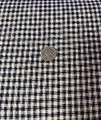 Vtg Centennial Favorites Navy Checked Fabric Judie Rothermel Marcus Brothers BTY