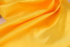 Orange Bridal Satin Fabric by the Yard, Silky Satin for Dresses and Event Decor