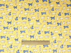 48 PCS Cat Charm Pack Fabric Squares, 5 x 5, Quilting Cotton, Precut, Sewing