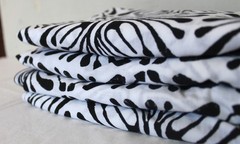 10 Yard Black Cotton Craft Fabric Indian Floral Printed Curtain & Dressmaking US